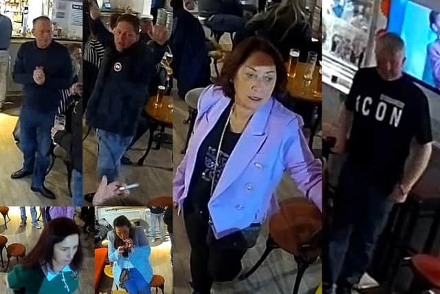 North Yorkshire Police have issued CCTV images of six people that they would like to speak to following an assault in a bar in Harrogate