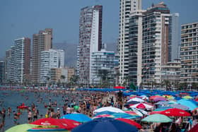 BENIDORM: You must be vaccinated to travel to Spain for leisure. Photo: Getty Images