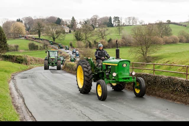 Knaresborough Young Farmers Club, Knaresborough Tractor Run, Yorkshire Tractor Run, British farming photography, Tractor photography yorkshire, Yorkshire farm photographer, Yorkshire photographer