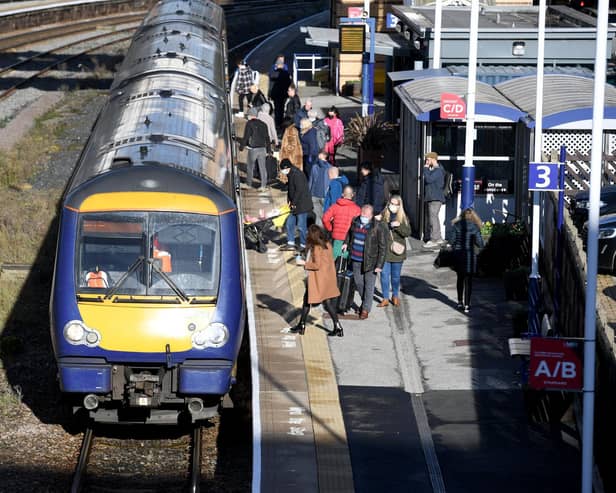 Train services on the York - Harrogate - Leeds line are to be cut from May.