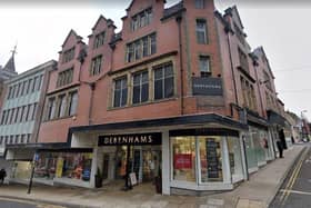 The former Debenhams store before it closed in January. Photo: Google.