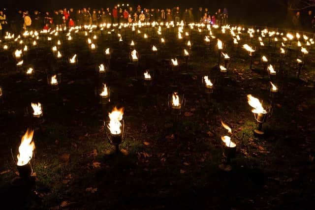 The fuse has been lit ahead of a sensational three-night Fire and Light Experience at Harrogate's Valley Gardens