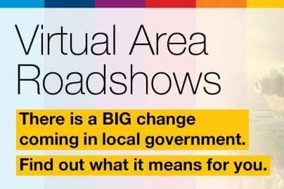 Harrogate residents are being invited to the first of a series of virtual locality roadshows to learn more about planning for the new North Yorkshire authority
