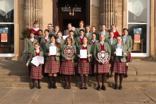 Queen Mary's Senior Choir won first prize at the Harrogate Competitive Festival for Music, Speech and Drama
