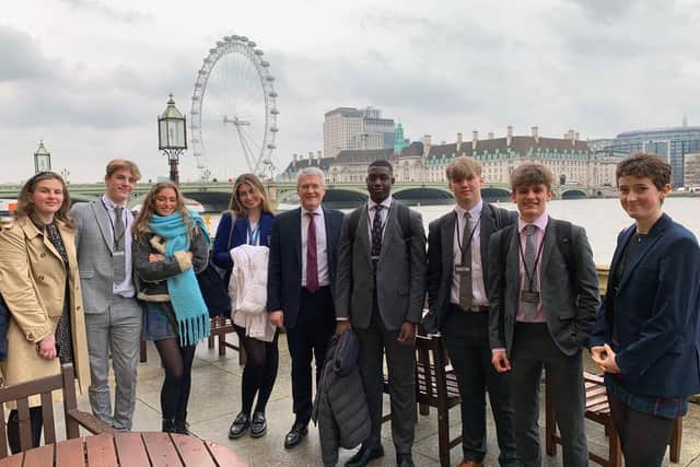 Year 13 students from Harrogate Grammar School have recently enjoyed a visit to the Houses of Parliament in London