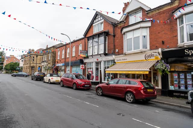 Boston Spa which is home to a group supporting people living with the rise in cost of living.