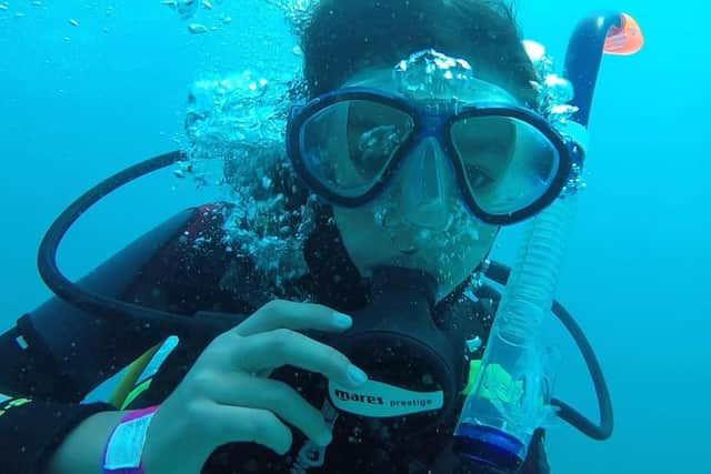 Bella Precious, who attends Harrogate Ladies' College, has helped to raise £500 for the British Divers’ Marine Life Rescue charity by organising a scuba diving session at the school pool