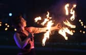 24th March 2022
Valley Gardens Fire & Light Experience
Pictured the fire artists perform in the park
Picture Gerard Binks