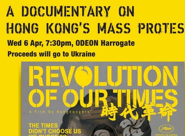 Harrogate Film Society is to present a screening of the acclaimed Revolution of our Times documentary at the Harrogate Odeon.