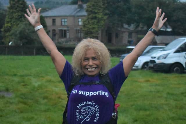 Supporter Helena who took part in last year’s Three Peaks Event for the Saint Michael’s Hospice