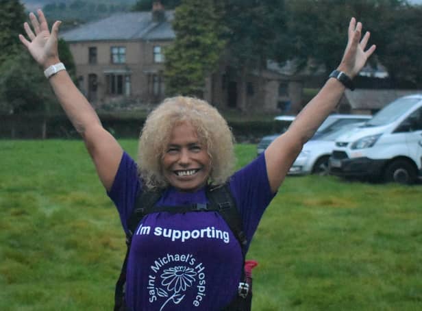 Supporter Helena who took part in last year’s Three Peaks Event for the Saint Michael’s Hospice