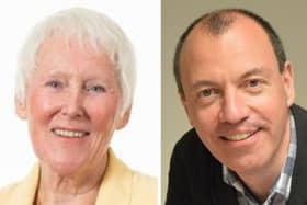 Councillor Pat Marsh and councillor Richard Cooper.