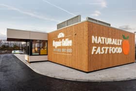 This is how the Leon drive-thru could look when it opens in May.
