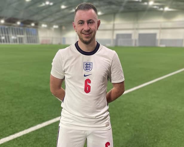 Cameron Osburn has been selected to represent England at the Cerebral Palsy World Cup in Spain