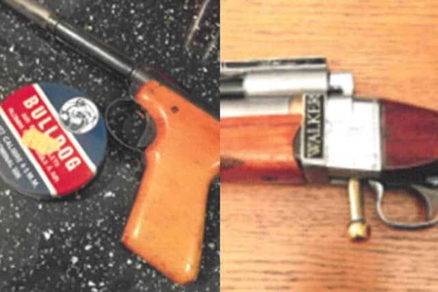 North Yorkshire Police are appealing for information following a burglary in Ripon where two air rifles and a vintage pistol were stolen