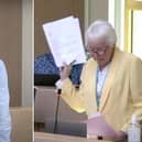 Councillor Richard Cooper and councillor Pat Marsh clashed at Wednesday's meeting.