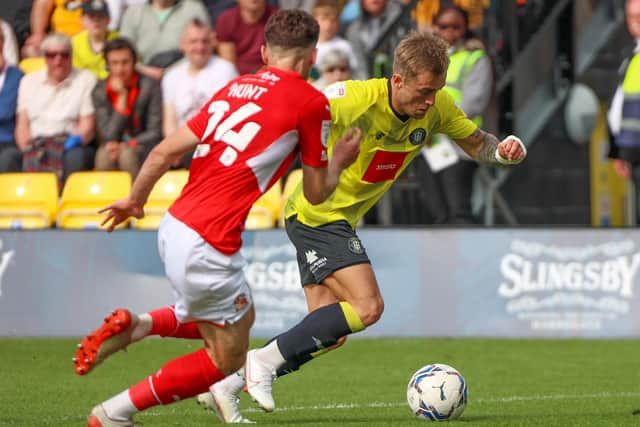 Influential midfielder Alex Pattison started for Harrogate Town in Saturday's 4-1 home loss to Swindon, but did not reappear for the second half.