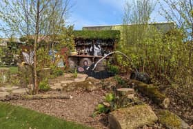 The Fat Badger have today unveiled its woodland themed beer garden which will be displayed at this weekends Harrogate Flower Show