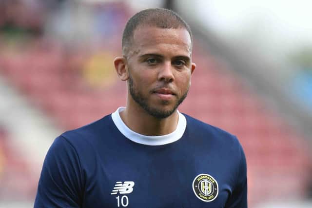 Harrogate Town striker Aaron Martin. Pictures: Harrogate Town AFC