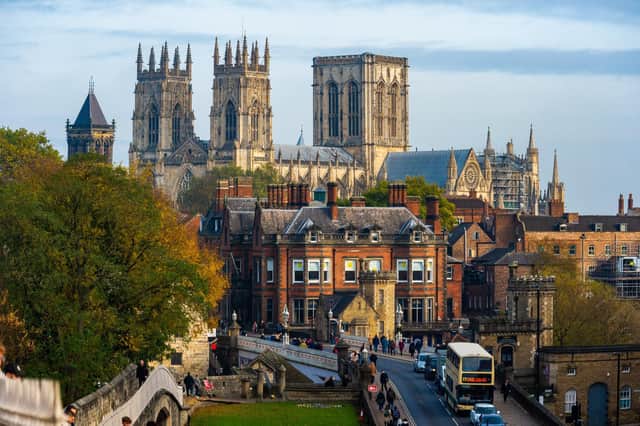York Minster is the largest Gothic cathedral in Northern Europe. It took 252 years to build in its present form and contains 128 medieval stained glass windows.