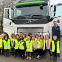 Stevland Town, managing director of the transport division at cold storage and transport business Reed Boardall, spoke to 30 children from Boroughbridge Primary School, where he was once a pupil, about how their food gets from farm to fork.