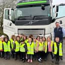 Stevland Town, managing director of the transport division at cold storage and transport business Reed Boardall, spoke to 30 children from Boroughbridge Primary School, where he was once a pupil, about how their food gets from farm to fork.