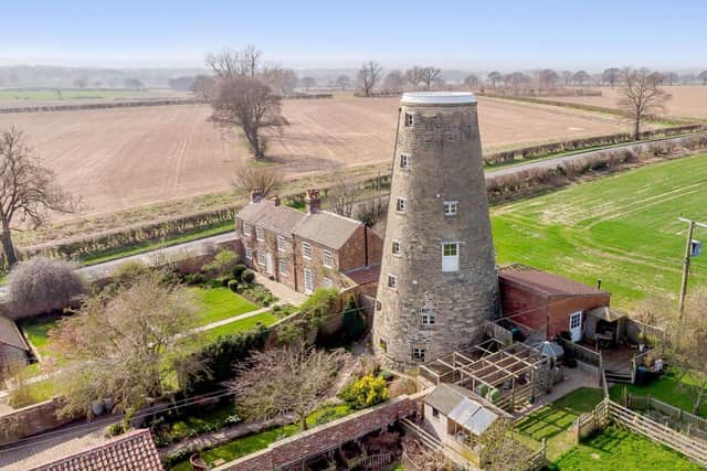 Skelton Windmill, Ripon Road, Kirby Hill, Boroughbridge - £925,000 with Strutt & Parker, 01423 561274.