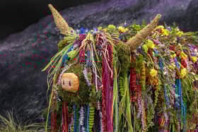 Students from East Durham college recreate artists' Steven Brown's Rab and Isa McCoo which took the gold medal at the show