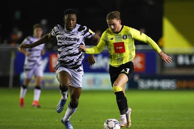Harrogate Town have lost all of their three previous League Two meetings with Forest Green Rovers. Pictures: Matt Kirkham