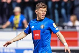 Harrogate Town midfielder Lloyd Kerry has been struggling to shake off a hip problem. Pictures: Matt Kirkham