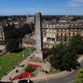 8th August 2020
Pictured a view of the Harrogate War Memorial in Harrogate Town centre
Picture Gerard Binks