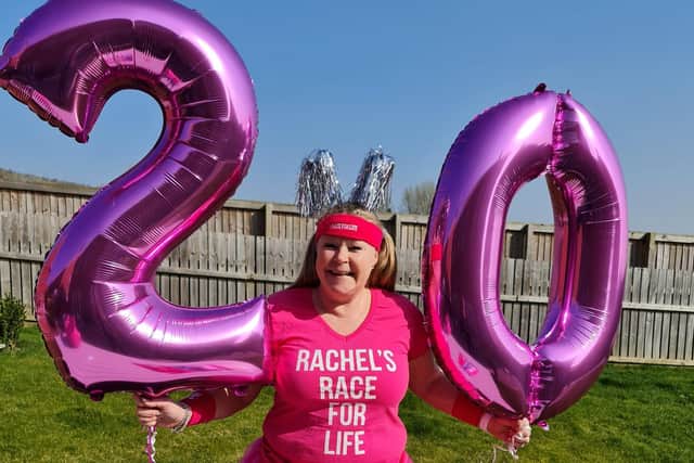 Rachel Speight-McGregor is set to take part in Cancer Research UK's Race for Life for the twentieth consecutive year this summer