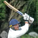 Beckwithshaw CC skipper Ben Holderness hit a half-century against Burley-in-Wharfedale. Picture: Steve Riding