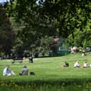 5th June 2021
People enjoying the sun on the Stray in Harrogate.
Pictured people enjoy the sun on the Stray.
Picture Gerard Binks