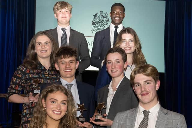 Some of the winners from the Harrogate Grammar School’s Celebration of Achievement evening