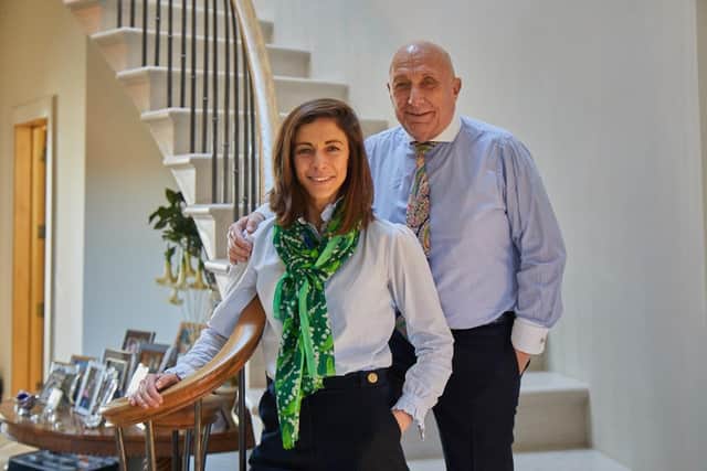 "It really is a family business” William Woods pictured with his daughter Sarah who run this prestigious store in Harrogate which first opened 127 years ago.