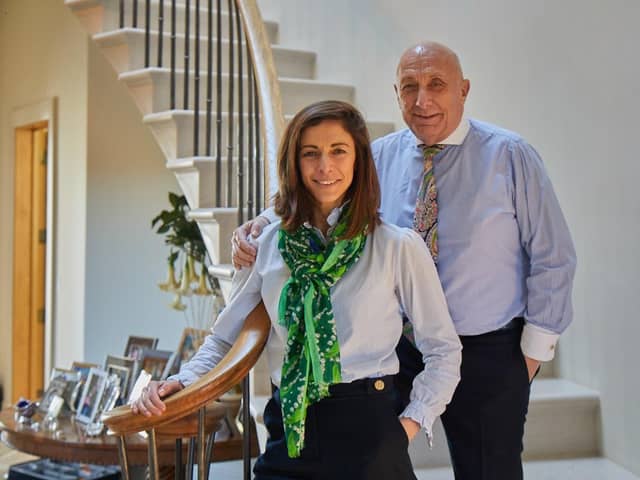 "It really is a family business” William Woods pictured with his daughter Sarah who run this prestigious store in Harrogate which first opened 127 years ago.