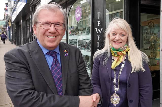 Sue Kramer is taking over the position of president of Harrogate District Chamber of Commerce from outgoing President, Martin Gerrard.