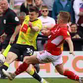 Harrogate Town winger Simon Power in action against Swindon. Pictures: Matt Kirkham