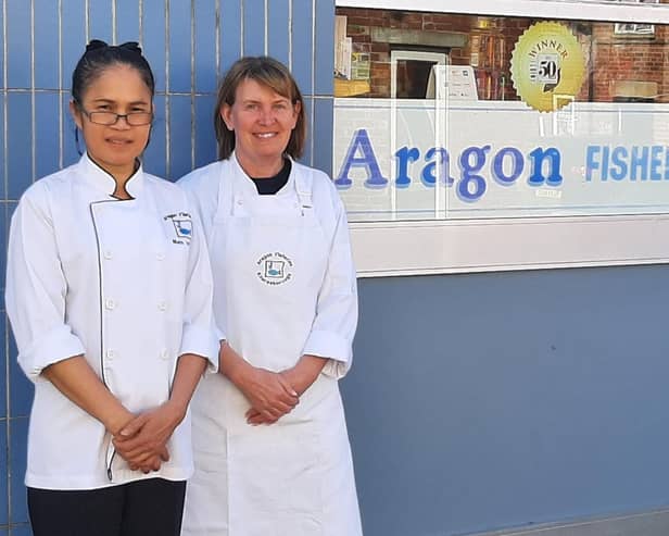 Charatkorn Vollans, owner of Aragon Fisheries in Knaresborough, says she has seen the price of ingredients increase dramatically over the last 12 months