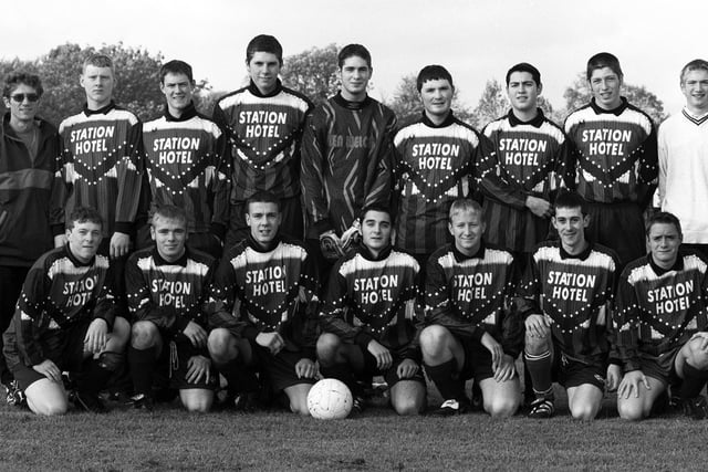 Knaresborough Town of the Harrogate claro League, back from left, Rick Kear, manager, Neil Winterburn, Craig Unsworth, Russell Robshaw, Jonathan Jackson, Ryan McGhee, James Reid, Chris Harris, Wesley Kear. Front from left, Danny Hallam, Darren Fowles, Philip Revilious, Dion Surr, Alistair Ramsay, Lee Deaton, Nick Howliston