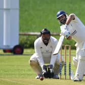 Sajid Khan impressed for Blubberhouses as they recorded their maiden victory of 2022. Picture: Gerard Binks