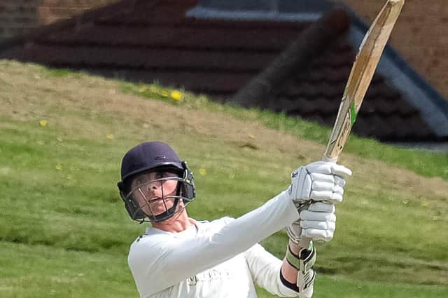 Harrogate CC 1st XI opener Henry Thompson was in decent form with the bat during Saturday's Yorkshire Premier League North clash at home to Scarborough. Picture: Richard Bown