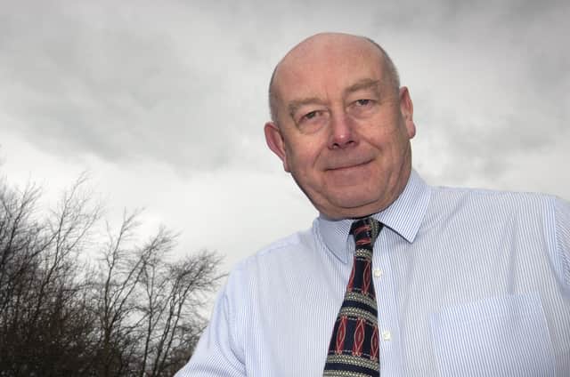 Outgoing Mayor of Pateley Bridge Mike Holt. (140326M2d)