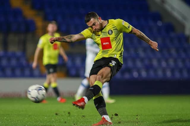 Lewis Page made 35 appearances for Harrogate Town during the 2021/22 campaign. Pictures: Matt Kirkham