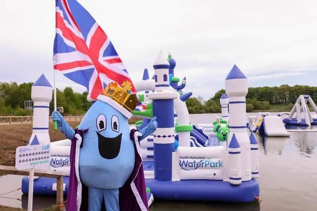 North Yorkshire Water Park at Wykeham will be welcoming guests to take on its new obstacle course Splash Kingdom on the Queen's platinum jubilee weekend