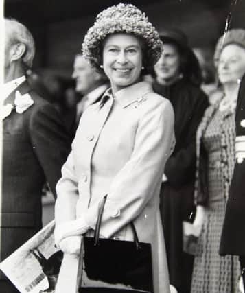 The Queen at the Great Yorkshire Show in her Silver Jubilee year of 1977.