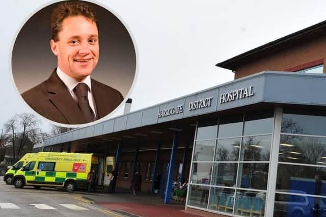 Jonathan Coulter, acting chief executive of the Harrogate and District NHS Foundation Trust.