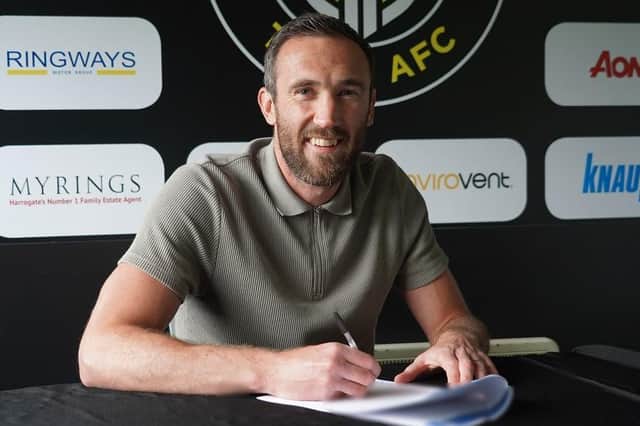 Rory McArdle has put pen to paper on a new contract. Picture: Harrogate Town AFC