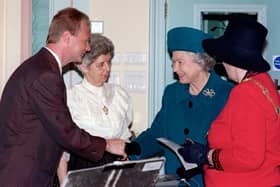 Harrogate flashback - The Queen arrives to open the refurbished Sun Pavilion in the Valley Gardens, Harrogate on 10th December 1998.